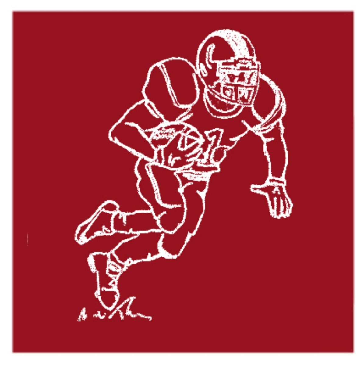 Football Player T-Shirt