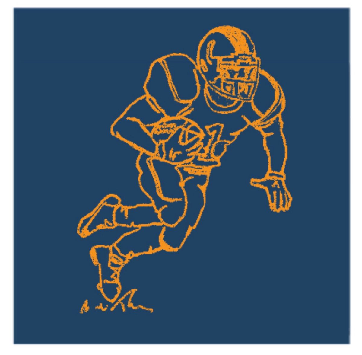 Football Player T-Shirt