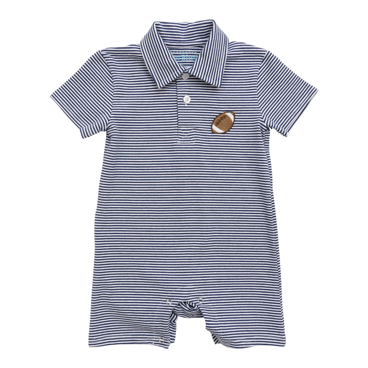 Navy Football Polo Romper