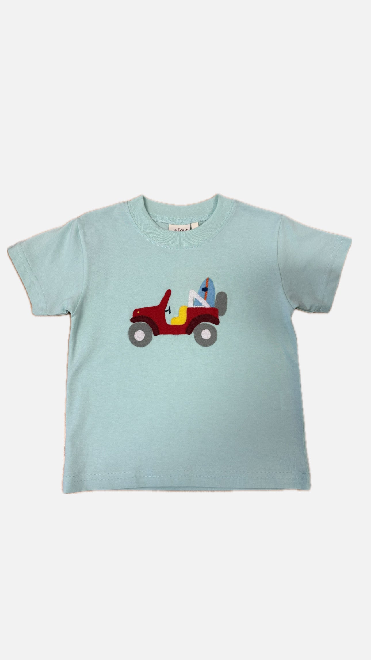 Jeep with Surfboard Tee