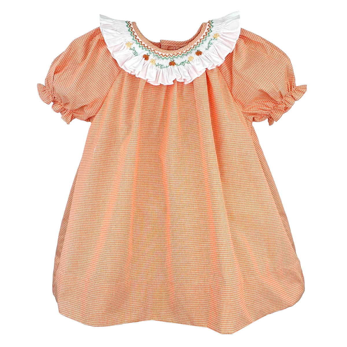 Hand Stitched Pumpkin Dress