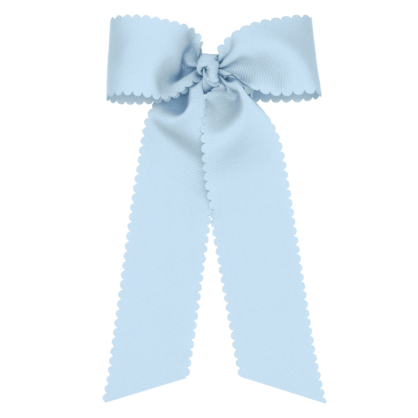 Scalloped Streamer Bow