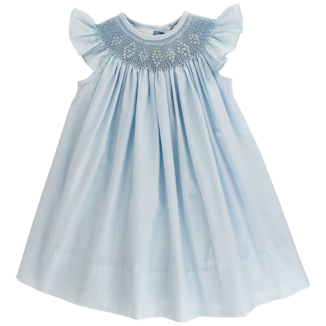 Smocked Antique Blue Bishop