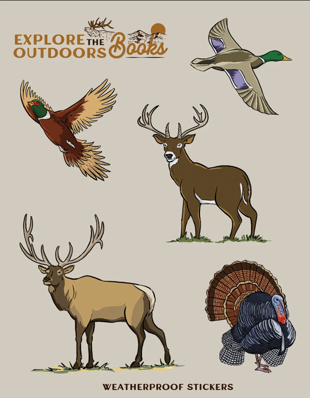 Hunting Weatherproof Stickers