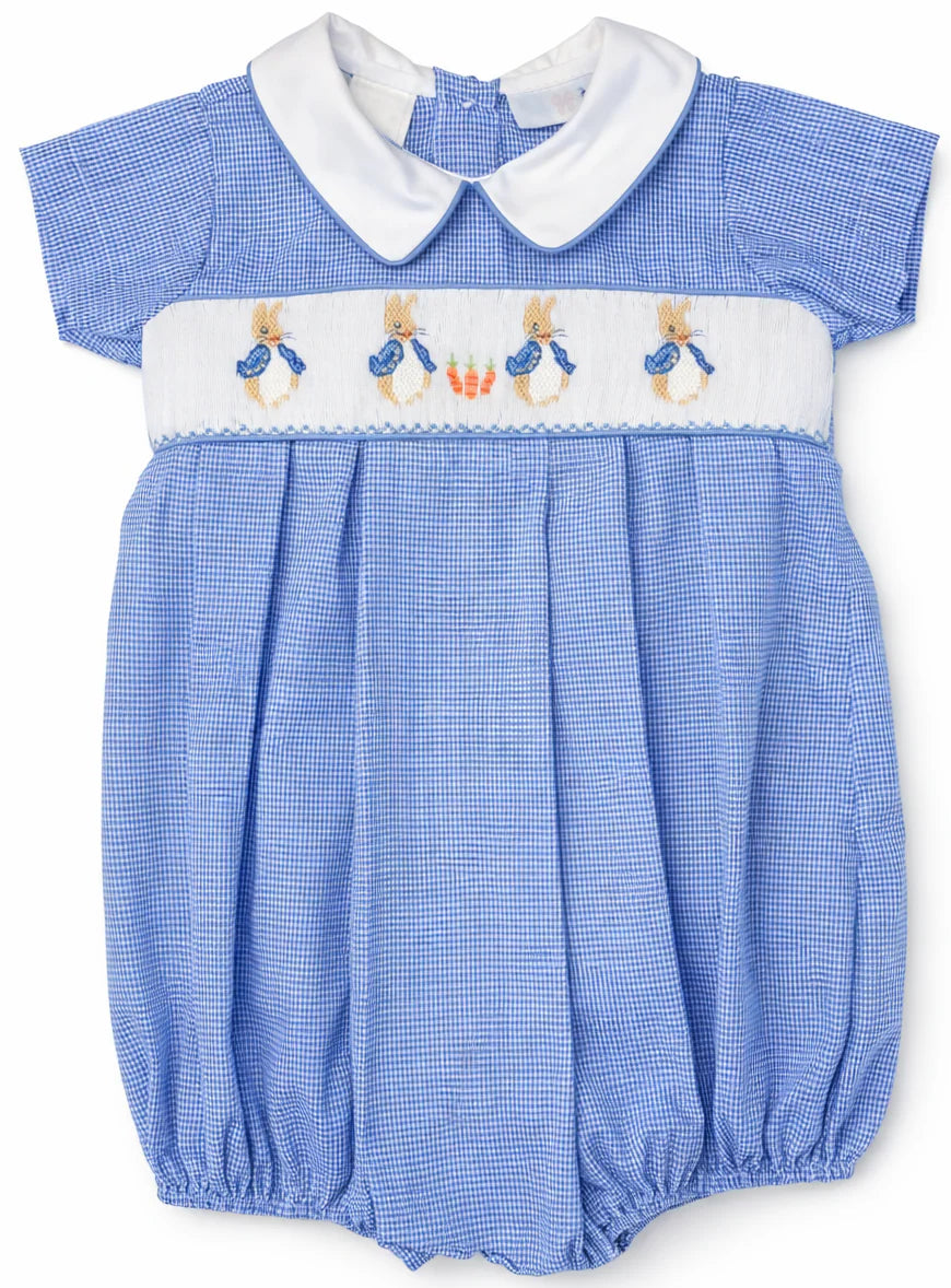 Peter Rabbit Smocked Bubble