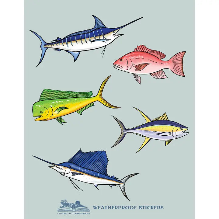 Saltwater Weatherproof Stickers