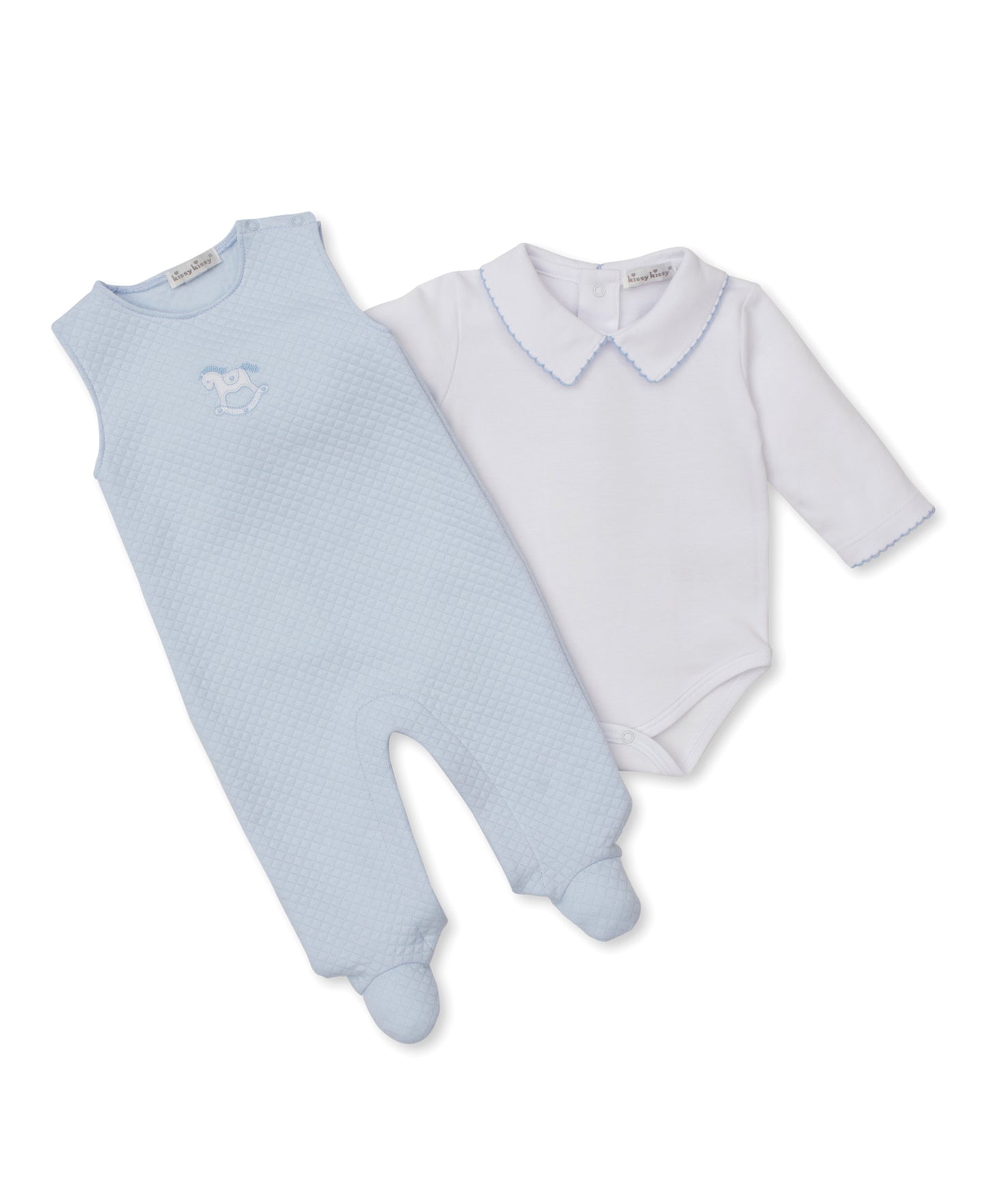 Riding Rockers Jacuard Overall Set