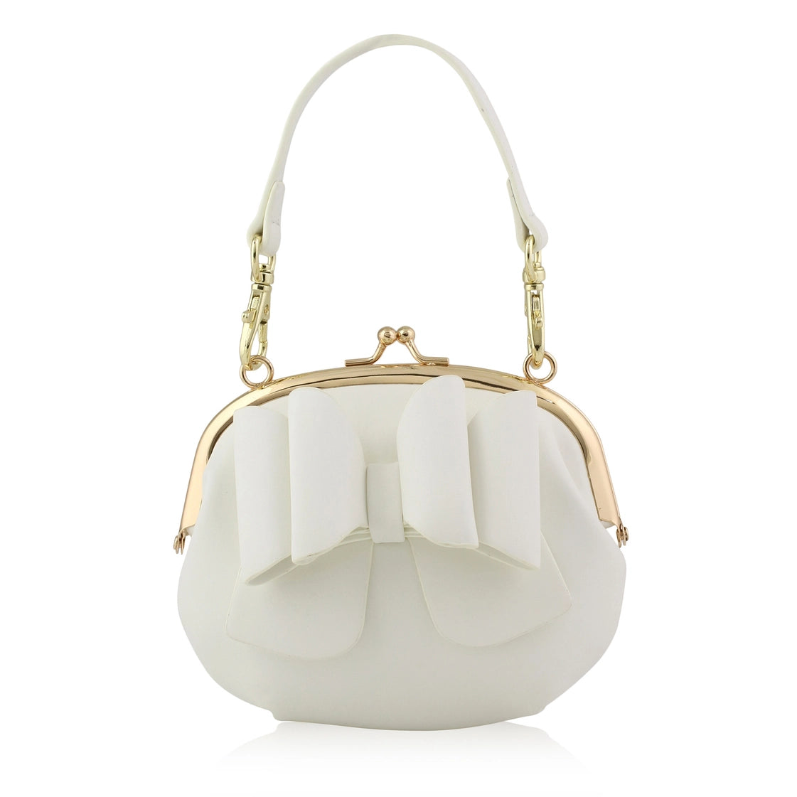 Hadley Petite Purse- White