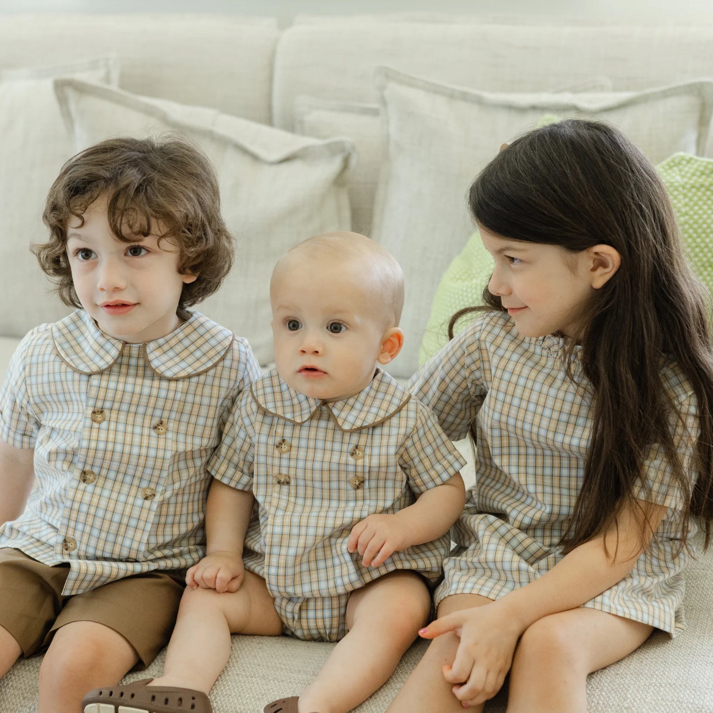 Pecan Plaid Dressy Bubble
