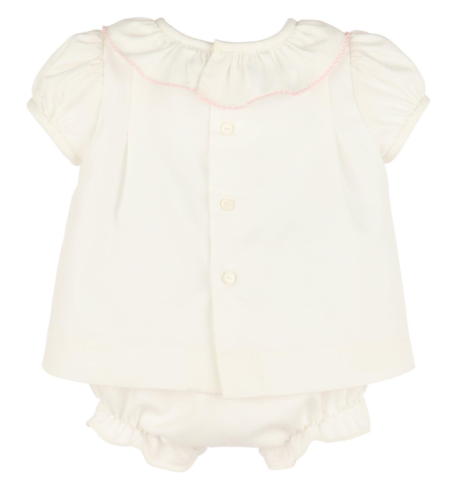 Pintucks Lace Bishop