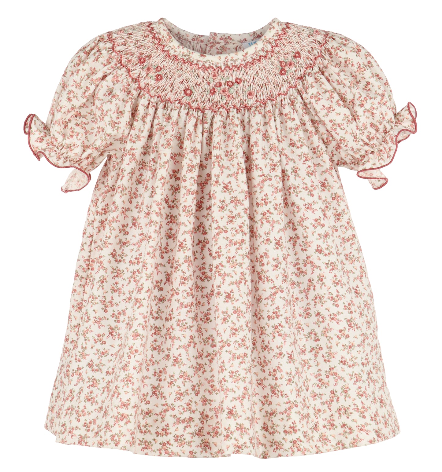 Terracotta Floral Smock Bishop
