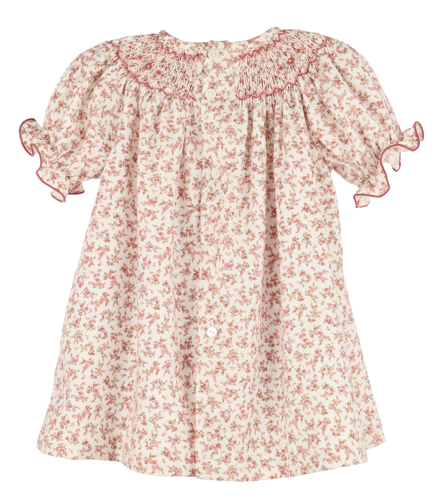 Terracotta Floral Smock Bishop