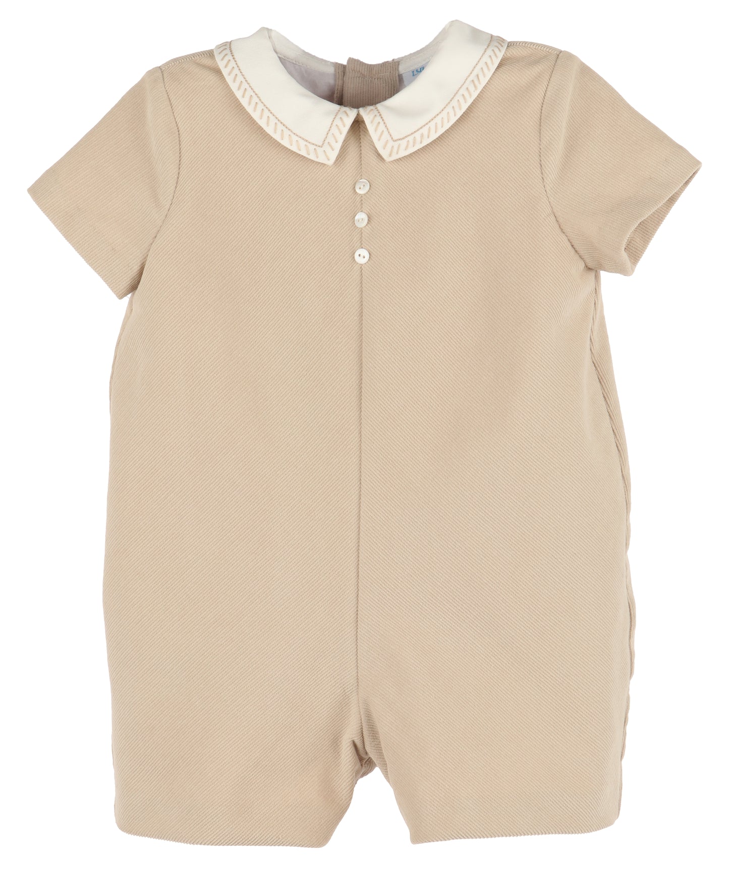 Cozy Cord Boy Romper