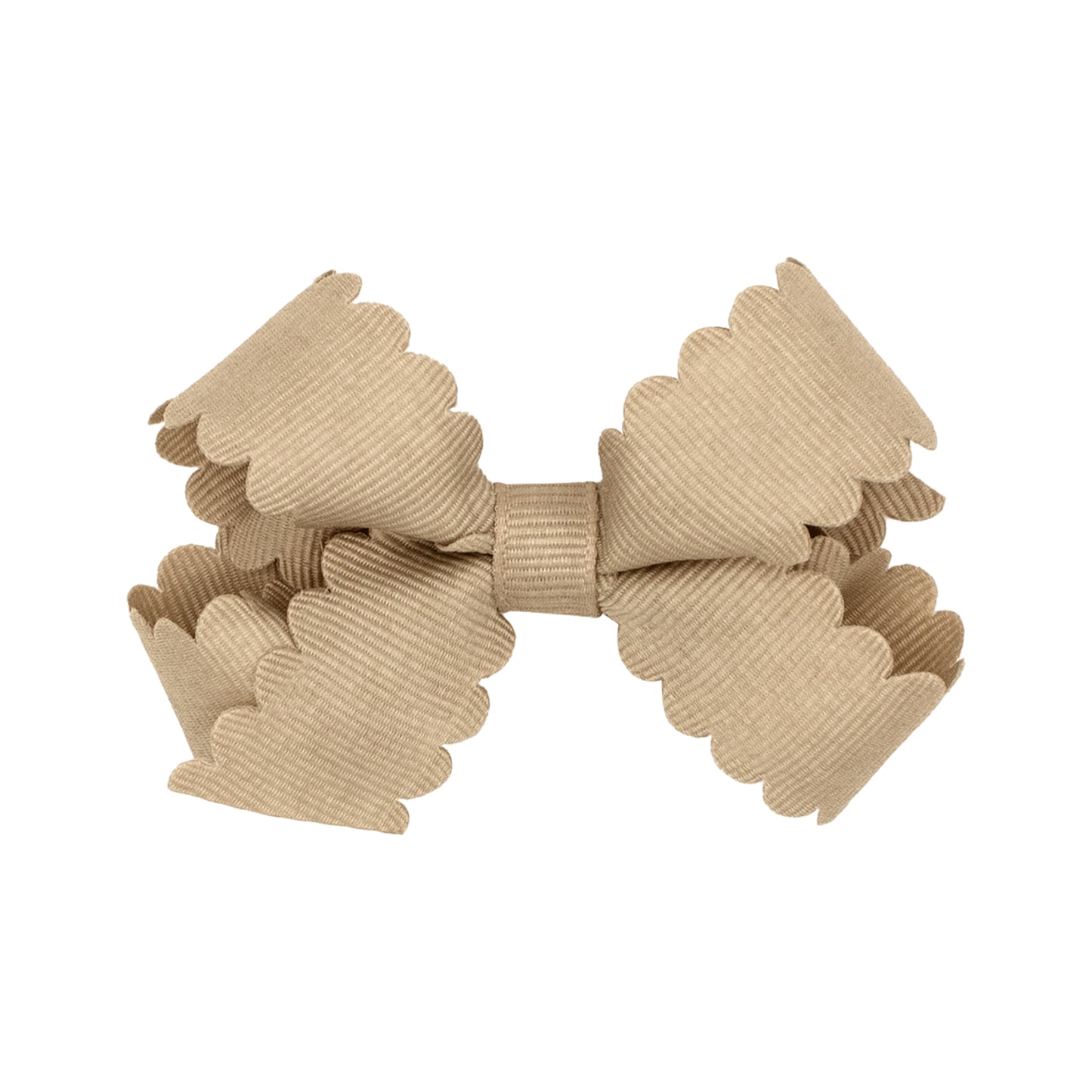 Grosgrain Hair Bow w/ Scalloped Edge