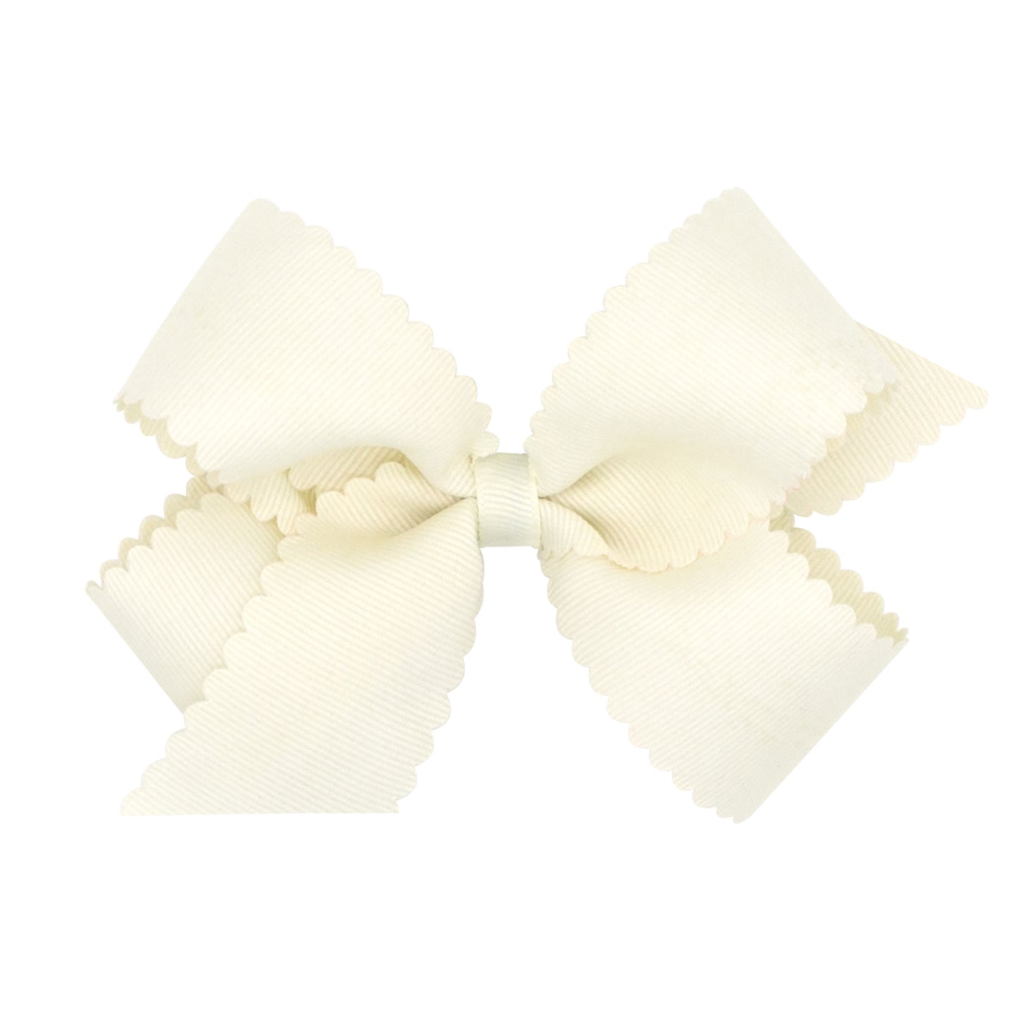 Scalloped Grosgrain Hair bow