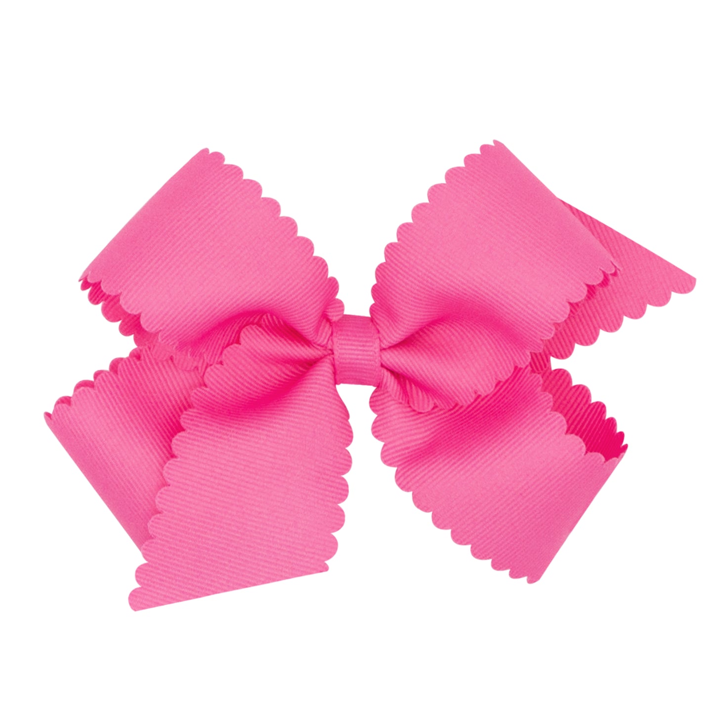 Scalloped Grosgrain Hair bow