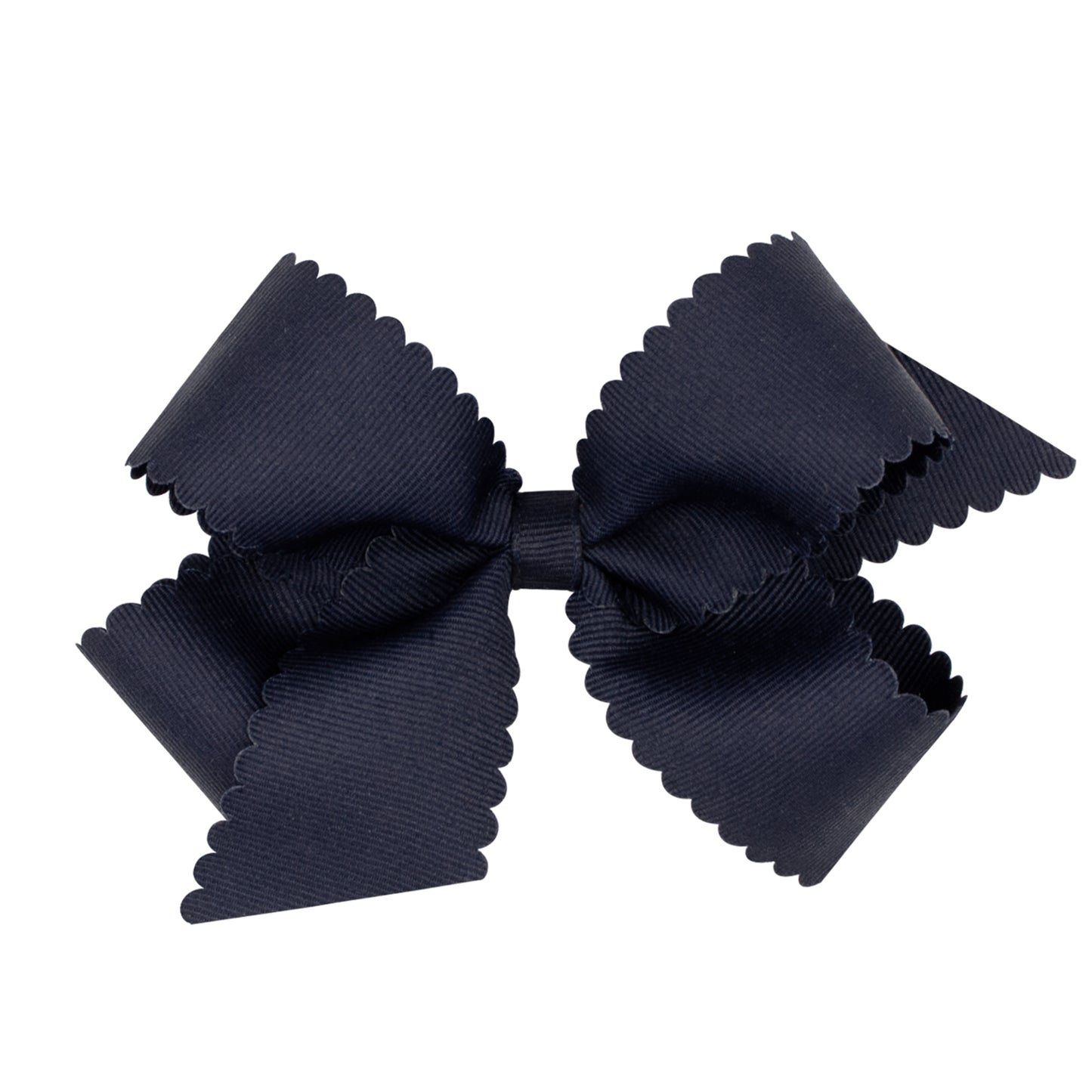 Scalloped Grosgrain Hair bow