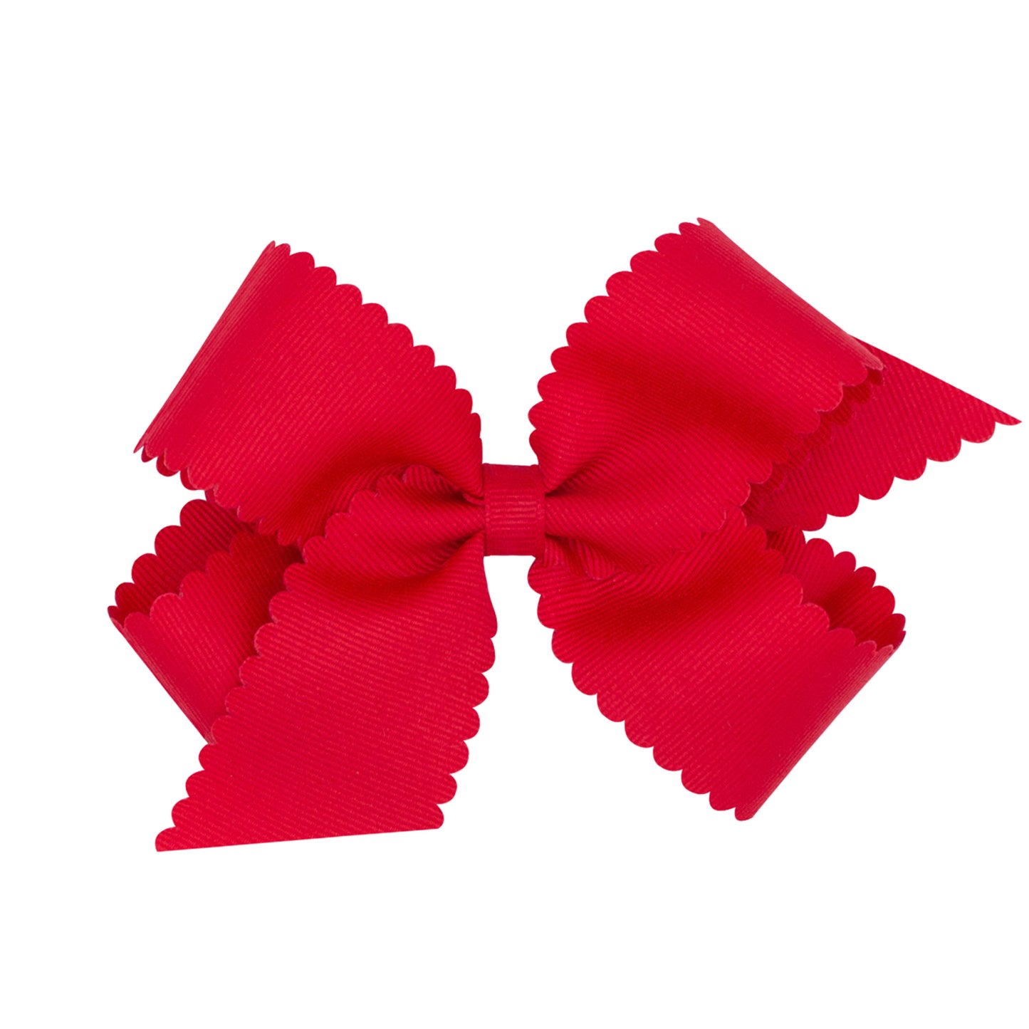Scalloped Grosgrain Hair bow
