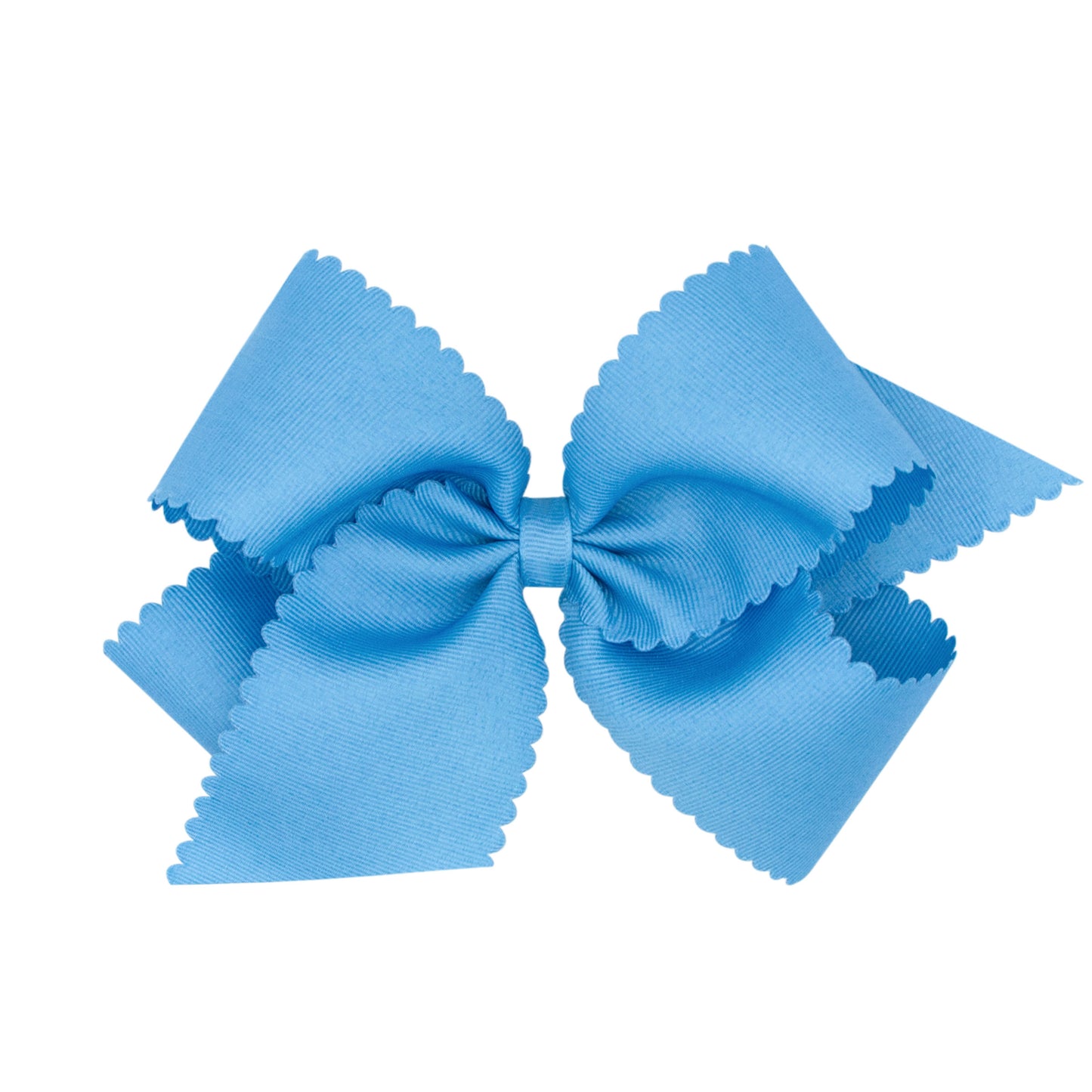 Scalloped Grosgrain Hair Bow