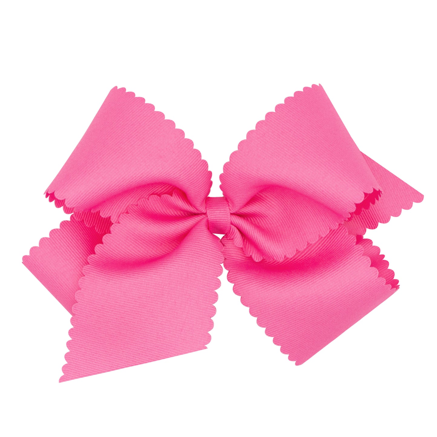 Scalloped Grosgrain Hair Bow