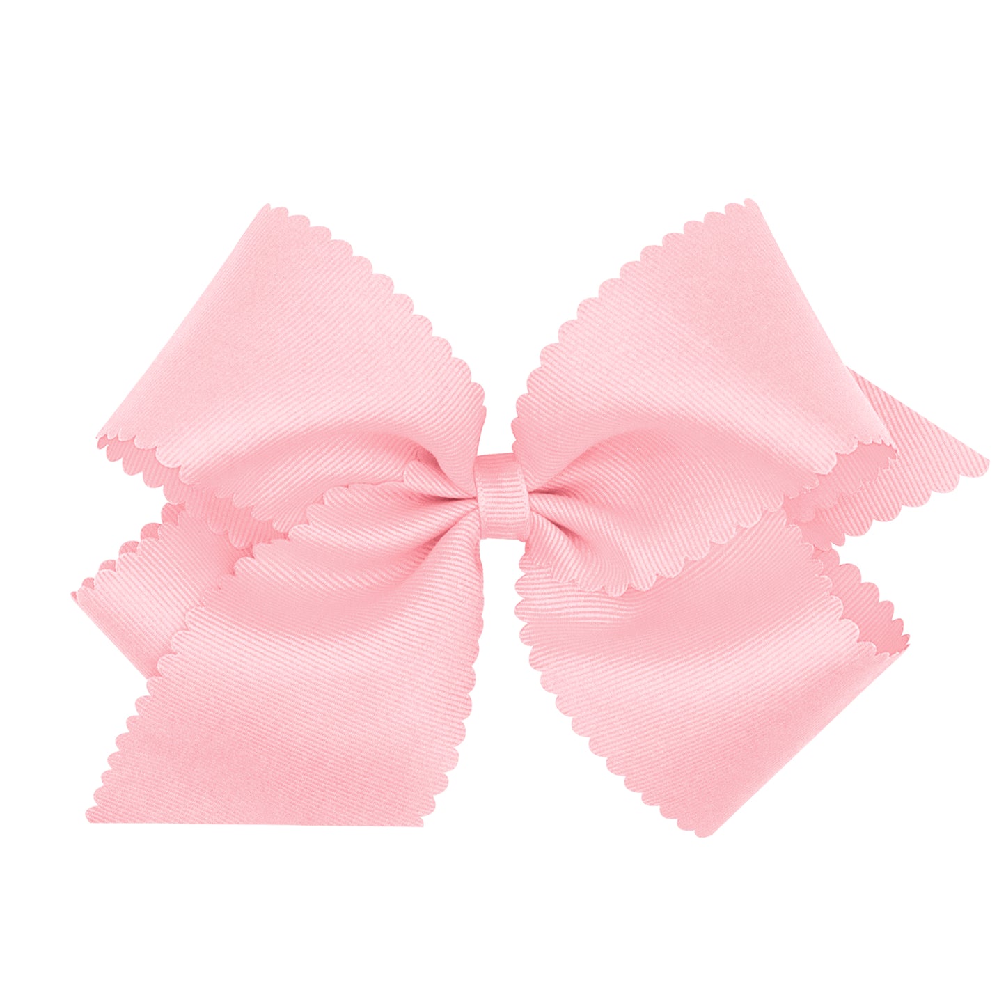 Scalloped Grosgrain Hair Bow