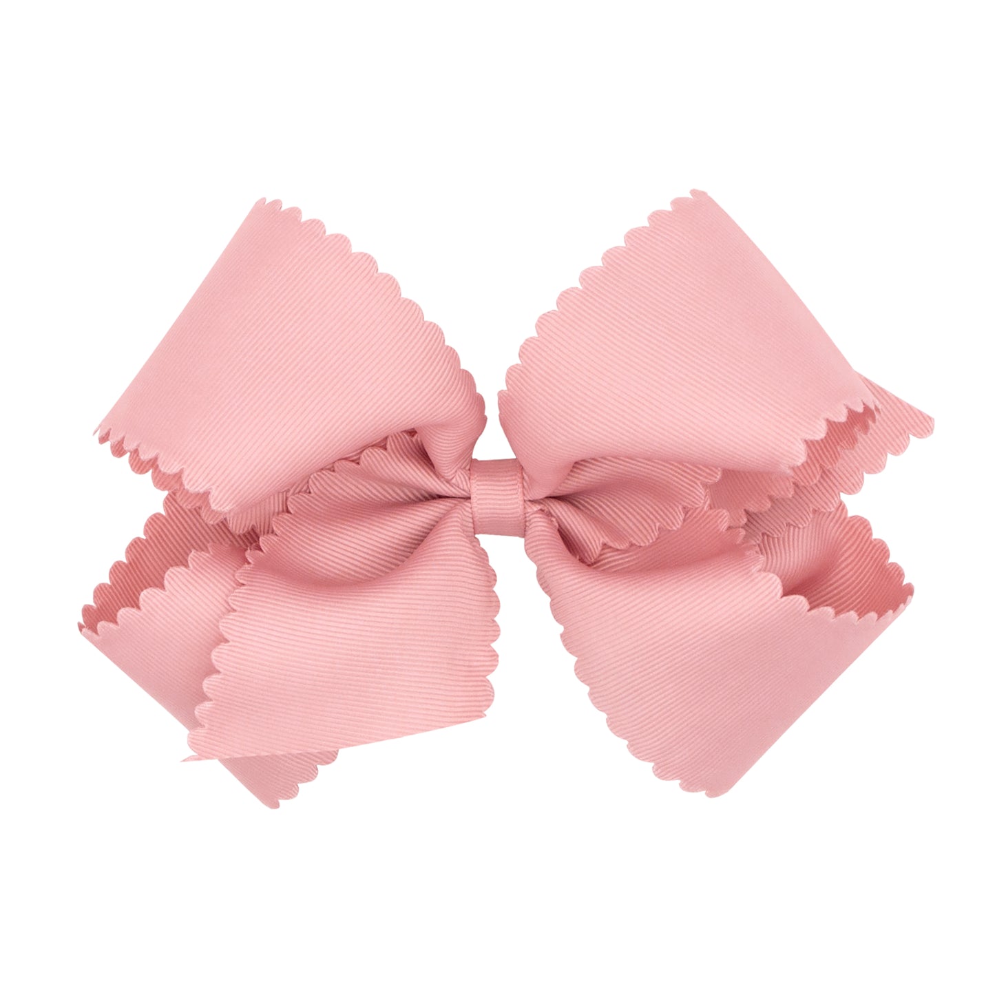 Scalloped Grosgrain Hair Bow
