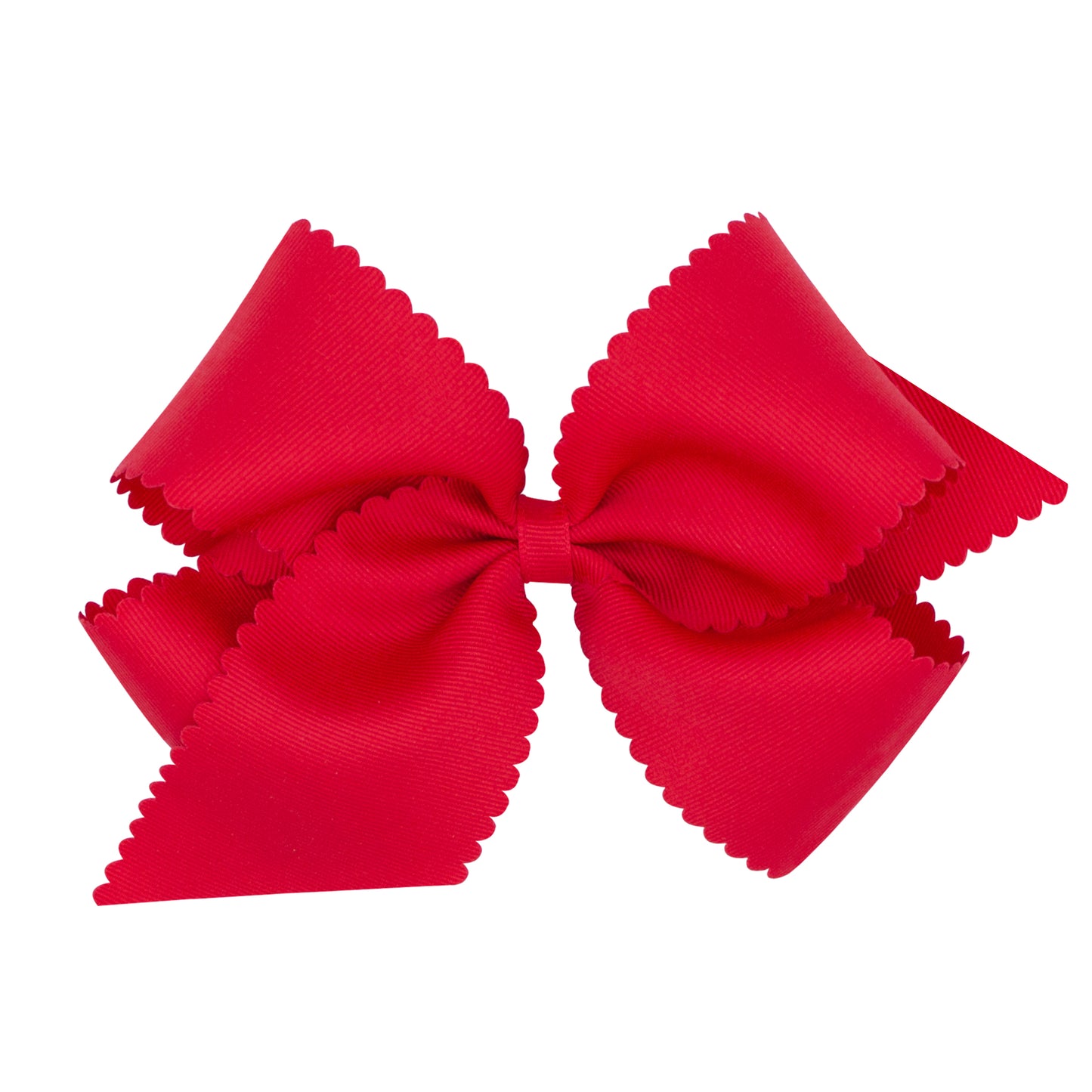 Scalloped Grosgrain Hair Bow