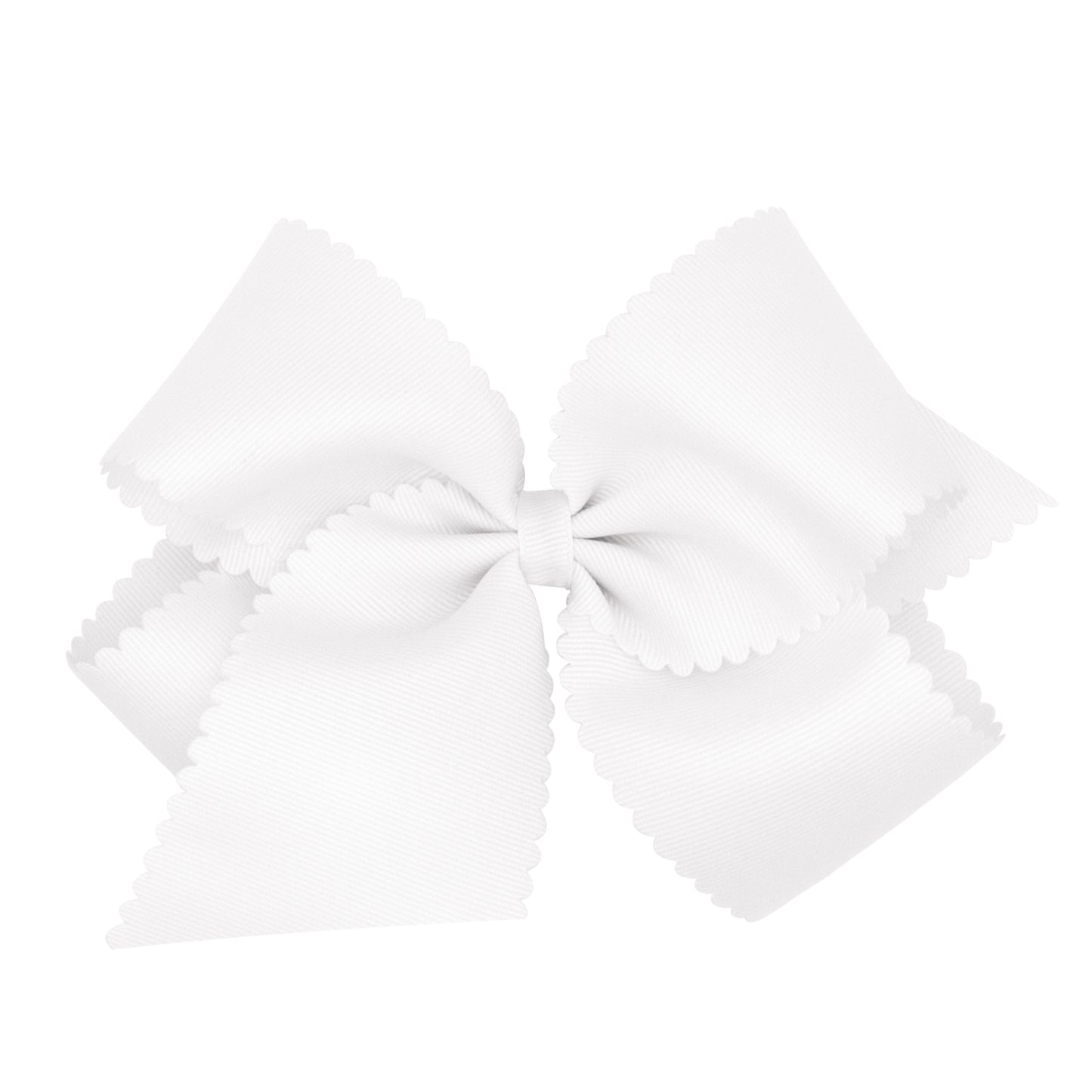 Scalloped Grosgrain Hair Bow