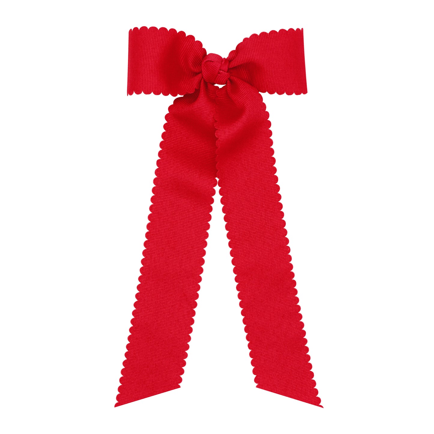 Scalloped Streamer Bow