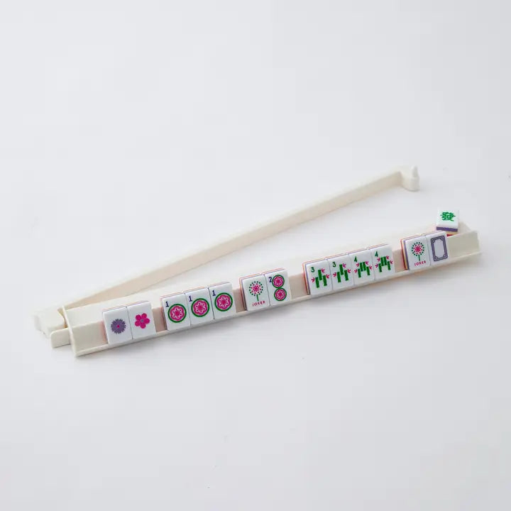 White Acrylic Rack and Pusher Set