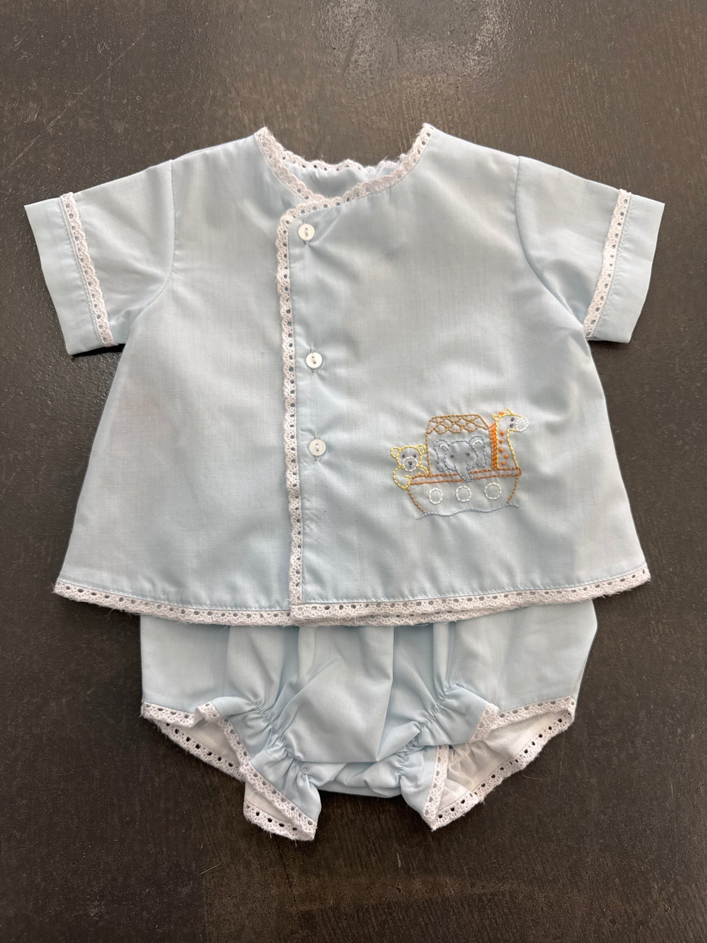 Blanche Diaper Set