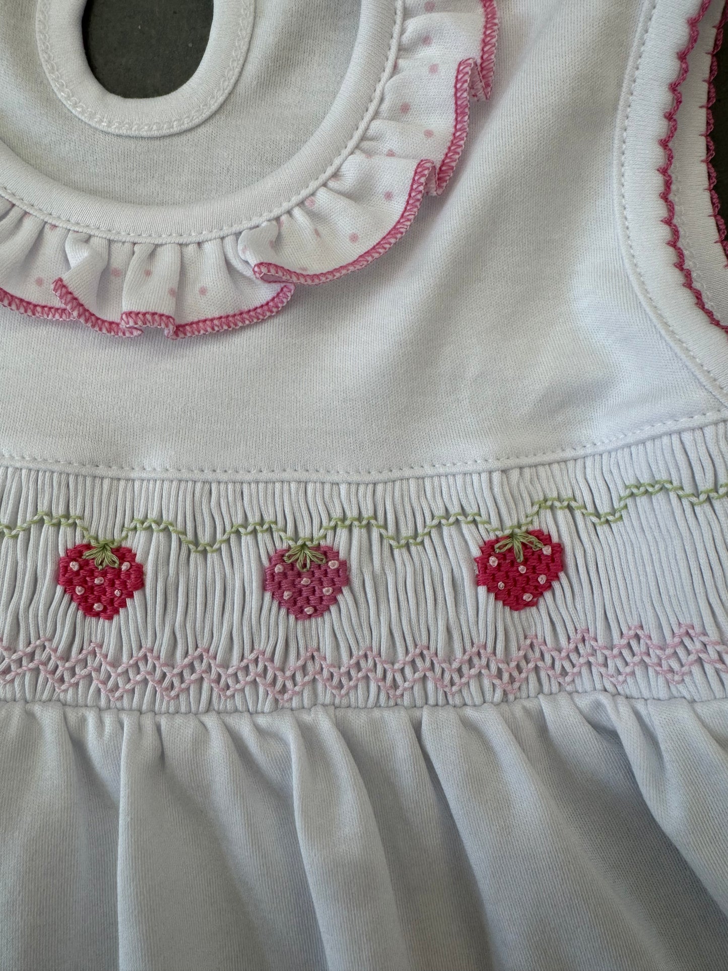 Strawberry Smocked Short Set