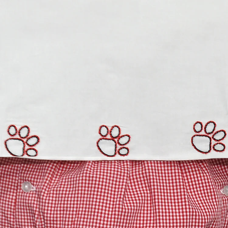 Red/Black Tiger Print Diaper Set
