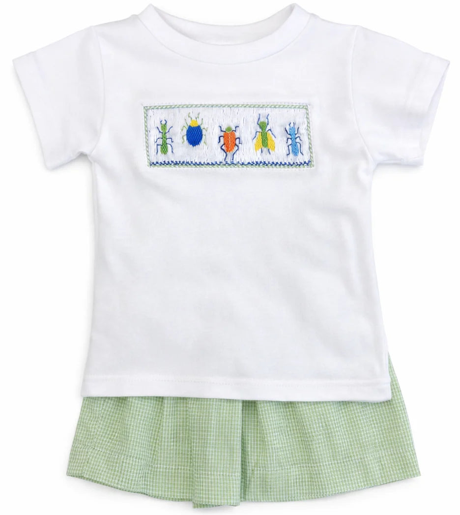 Insect Smocked Short Set
