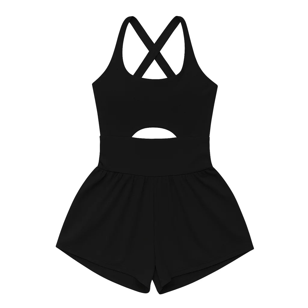 Black Haddie Romper