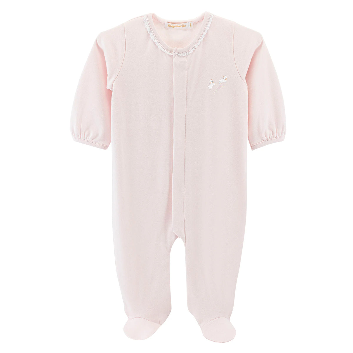 Baby Lambs Pink Footie