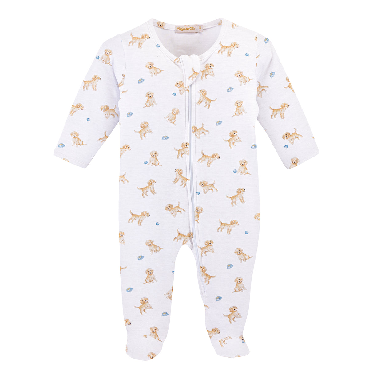 Tiny Puppies Zipped Footie