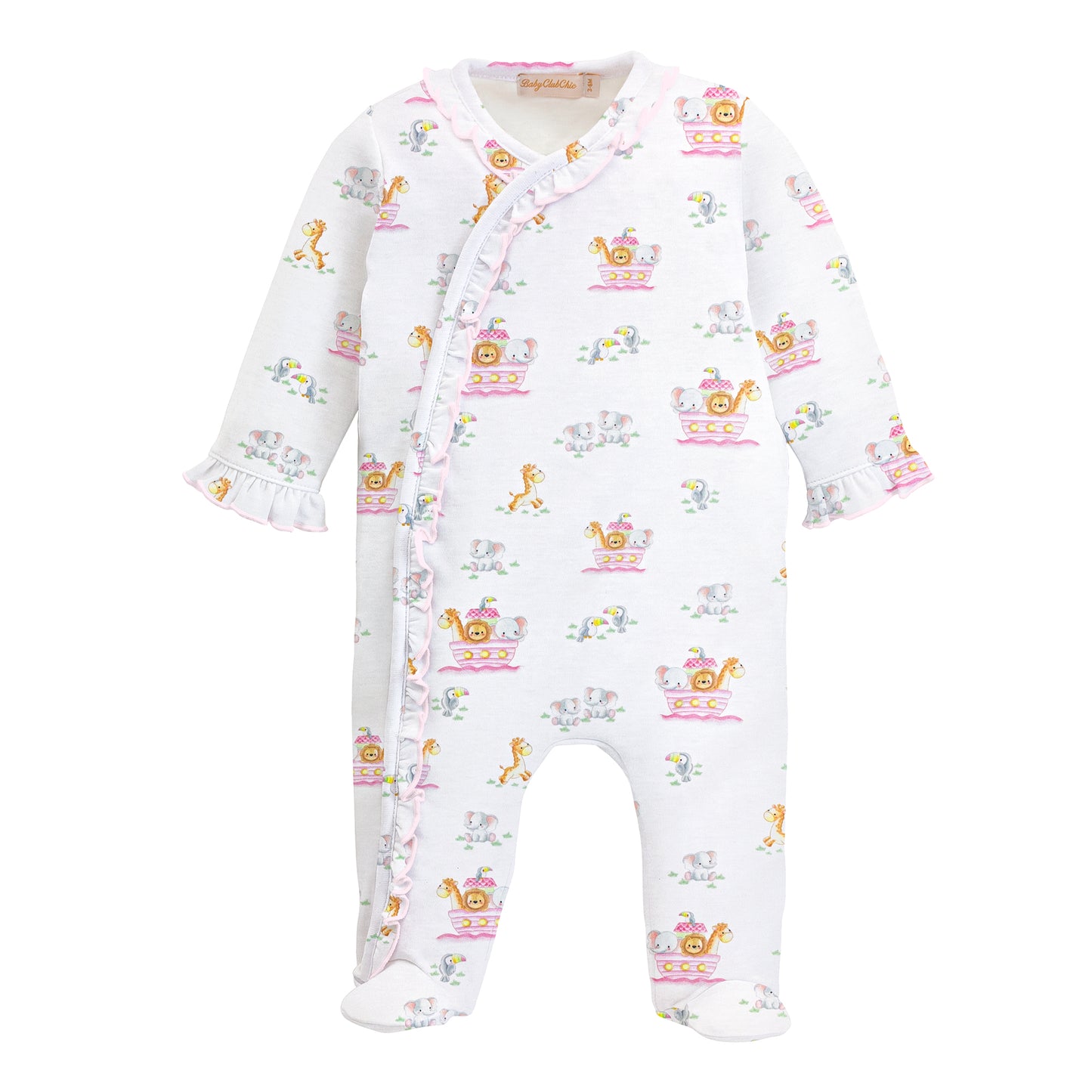 Noah's Ark Ruffle Footie