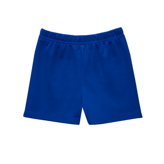 Royal Blue Knit Leo Short