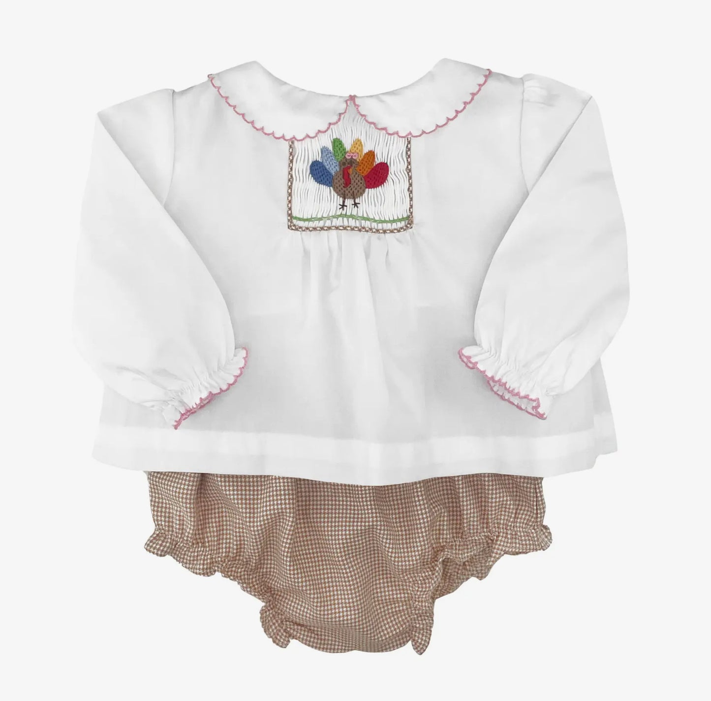 Ruffle Turkey Diaper Set