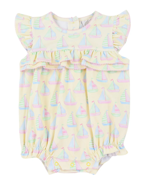Seas the Day Rosalie Ruffle Romper