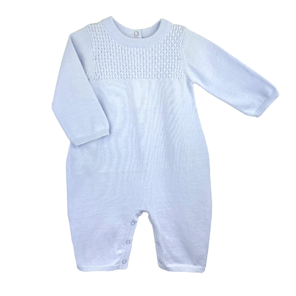 Blue Knit Longall