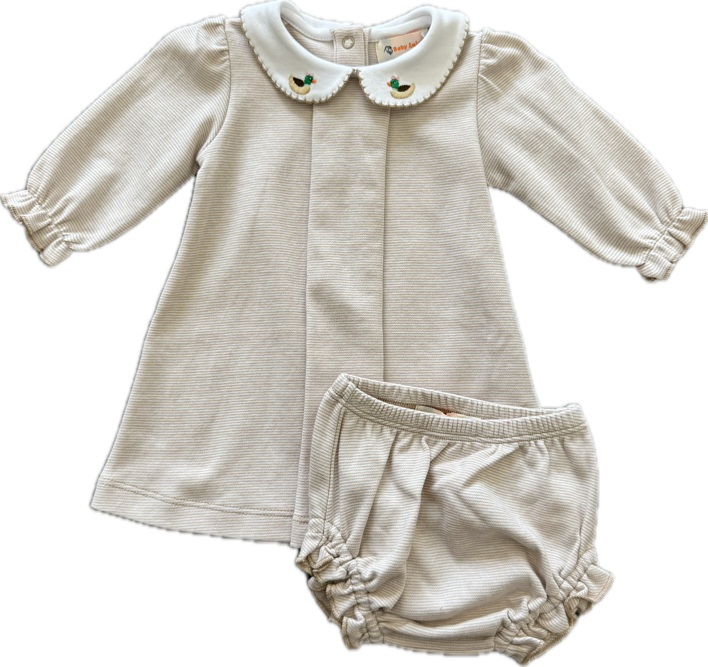 Mallards Bow Diaper Set