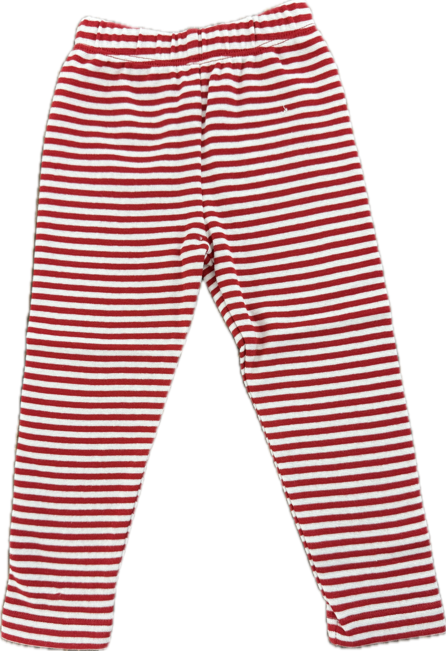 Red Stripe Straight Leggings