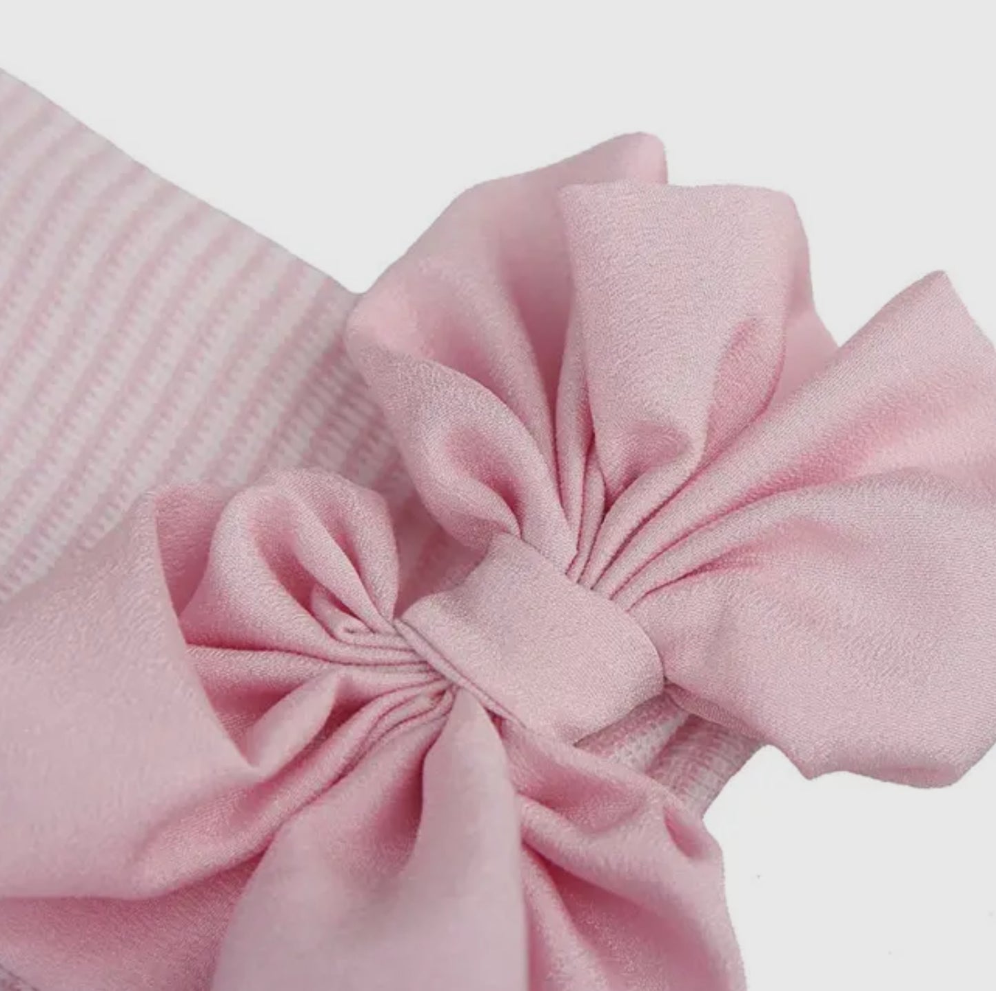 Sweet Hospital Hat- Pink Bow
