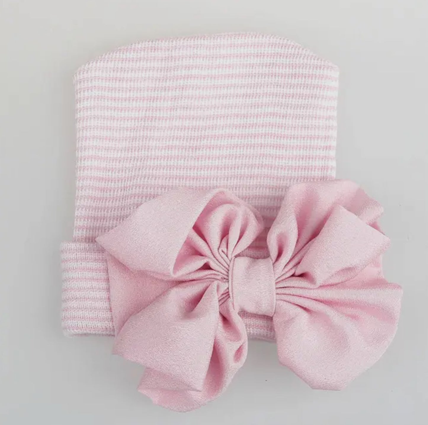 Sweet Hospital Hat- Pink Bow