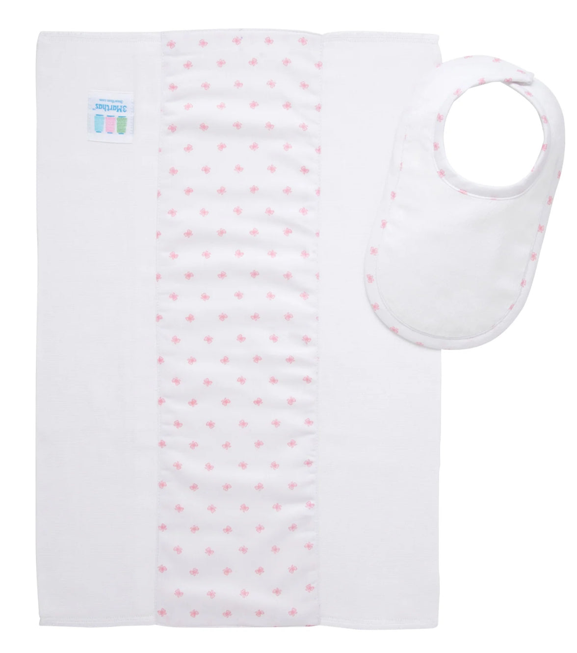 Bow Bib &. Burp Set