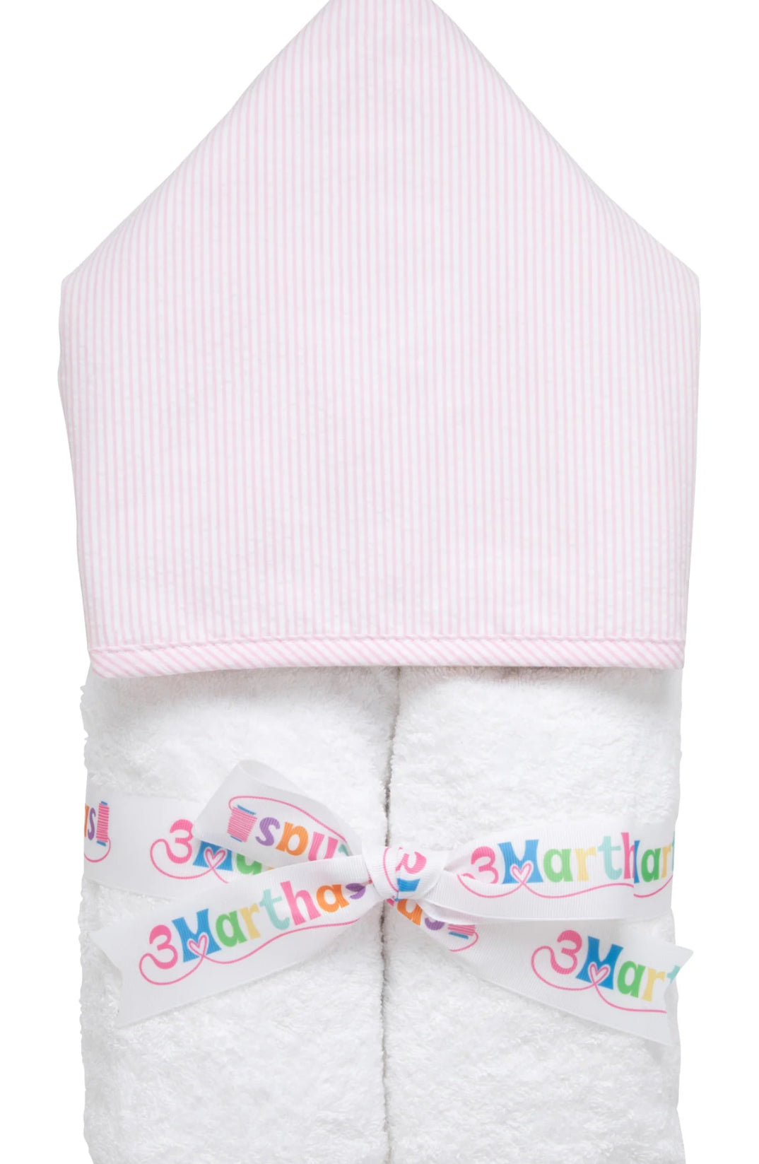 Seersucker Everykid Towel- Pink