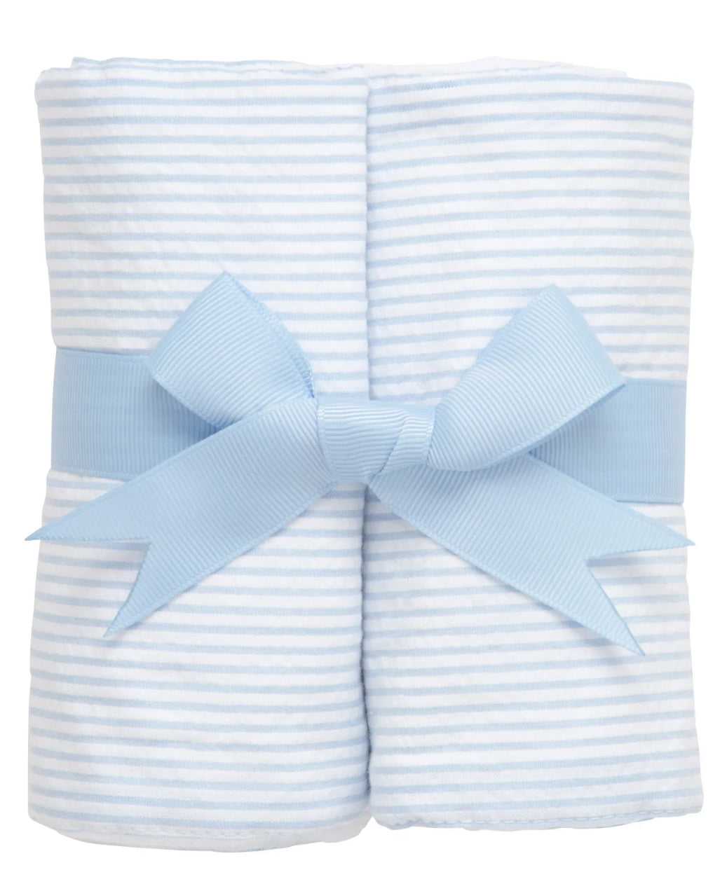 Seersucker Set of 2 Burps- Blue