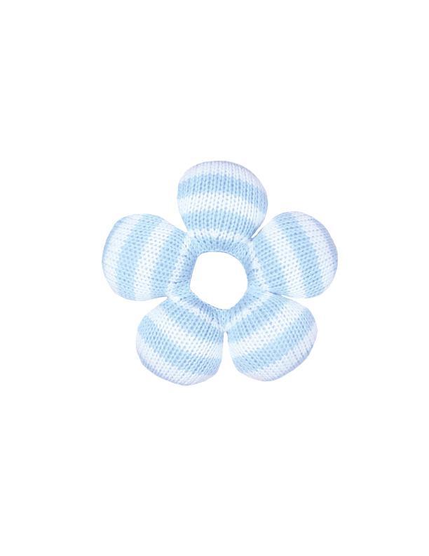 Blue Star Hand-Knit Rattle